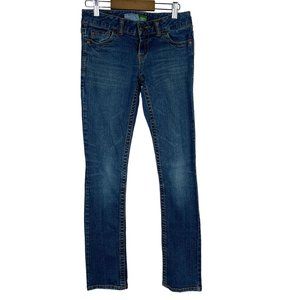 Aeropostale Jeans Womens Juniors 1 2 Blue Bayla Skinny Low Rise Y2K 00s Mallcore